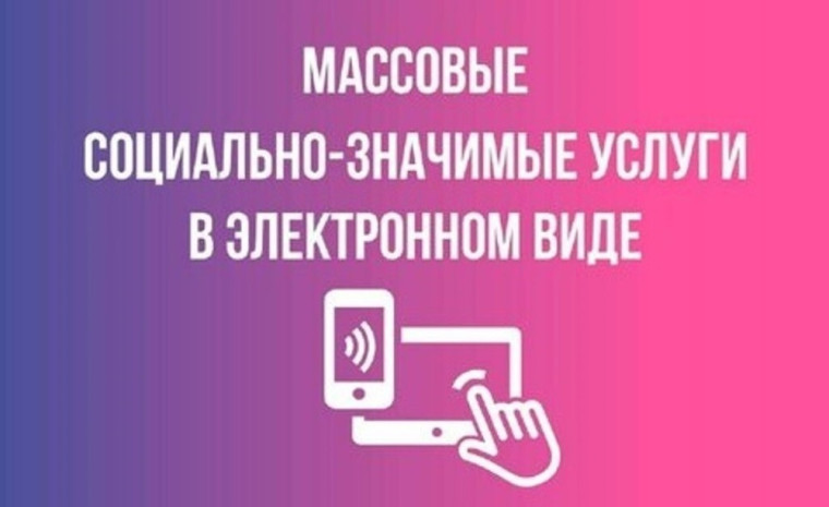 О возможности получения массовых социально-значимых услуг посредством Единого портала государственных услуг.